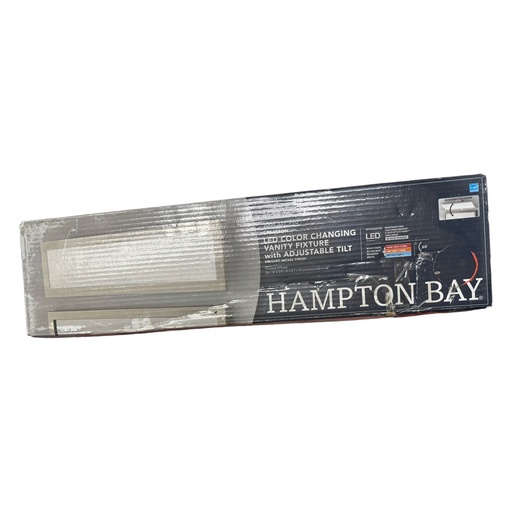 Hampton Bay Straston 24 in. 1-Light Brush Nickel LED Adjustable Bathroom Vanity Light (Model 59061-SN)