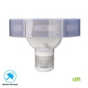 Defiant 270 Degree 3-Head White LED Motion Outdoor Security Light 2450 Lumens (DFI-5988-WH)