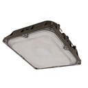 Commercial Electric 300-Watt Equivalent Integrated LED Bronze Outdoor Canopy Light 4200 Lumens 5000K (S10CNPY/850/BZ/HD)