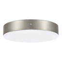 Luis 11 in. Light Brushed Nickel Adjustable CCT Integrated LED Ceiling Flush Mount Fixture